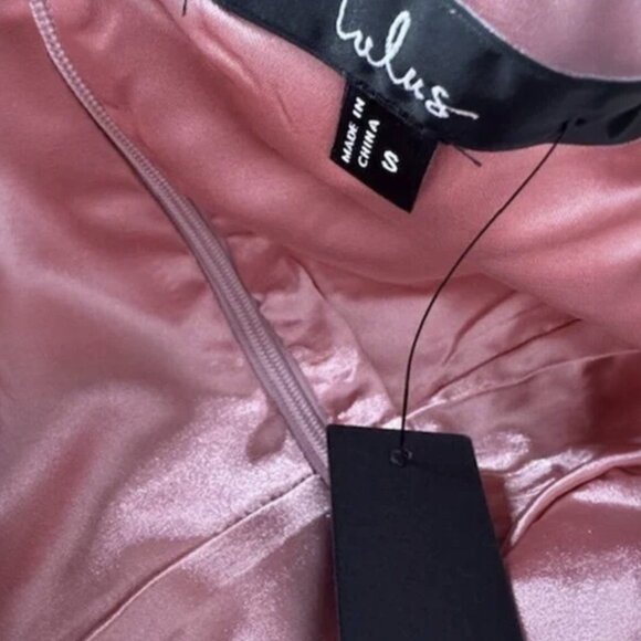 Lulus Gowning Around Mauve Floral Jacquard Strapless Maxi Dress NWT - Picture 5 of 11